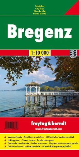 Bregenz, Stadtplan 1:10.000 (freytag & berndt Stadtpläne