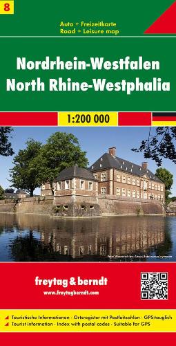 North Rhine-Westphalia Sheet 8 Road Map 1:200 000