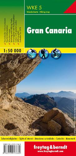 Gran Canaria, Walking map 1:50.000
