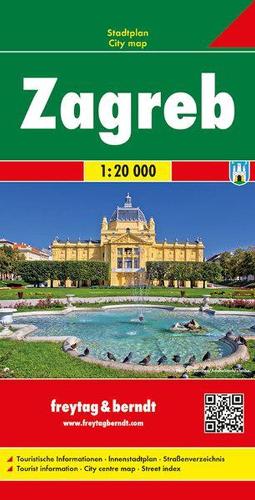 Zagreb Map 1:20 000
