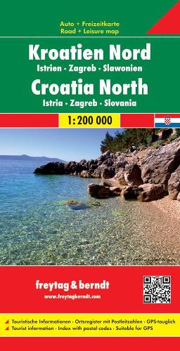 Croatia north, Istria - Zagreb - Slavonia, Automap 1:200.000