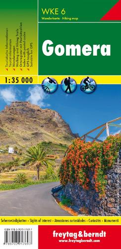 Gomera, Walking map 1:35.000