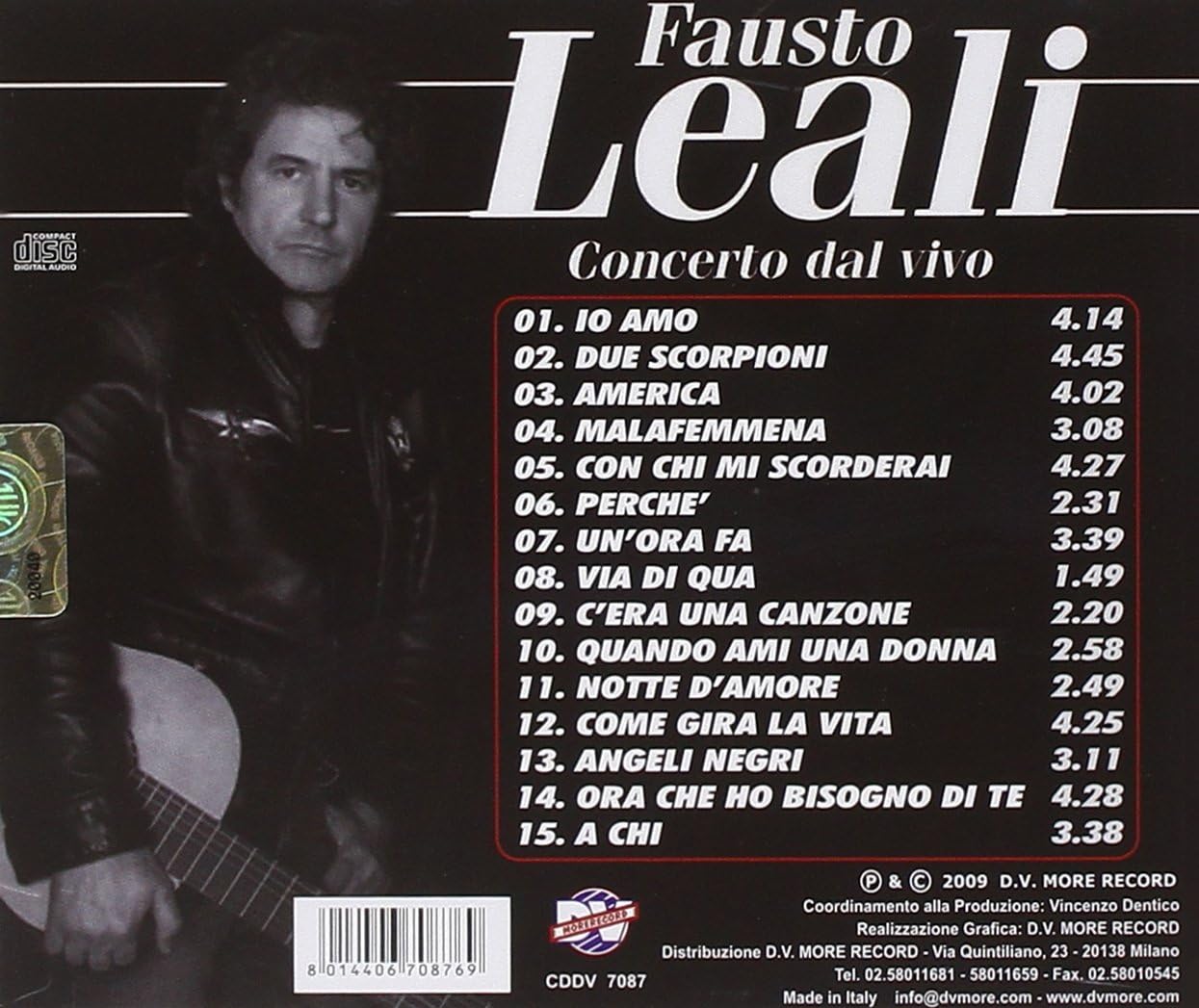 Concerto Dal Vivo. Io Amo
