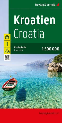 Croatia, road map 1:500,000 (English, French, German, Italian and Spanish Edition