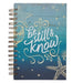 Journal Wirebound Blue Be Stil