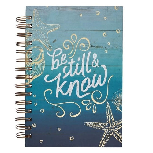 Journal Wirebound Blue Be Stil