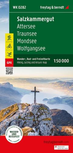 Salzkammergut Walking Bike and Leisure map 1:50.000