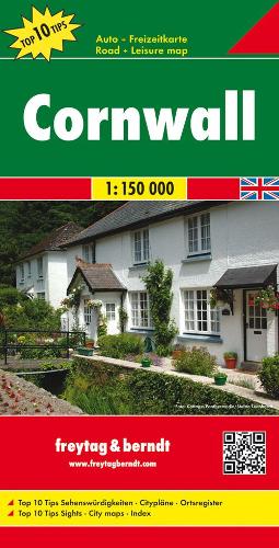 Cornwall Road Map 1:150 000