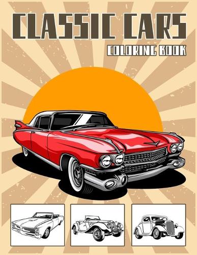 Classic Cars Coloring Book
