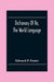Dictionary Of Ro, The World Language