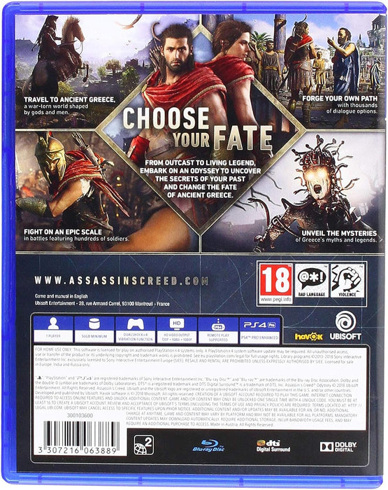 Assassins Creed Odyssey (PS4
