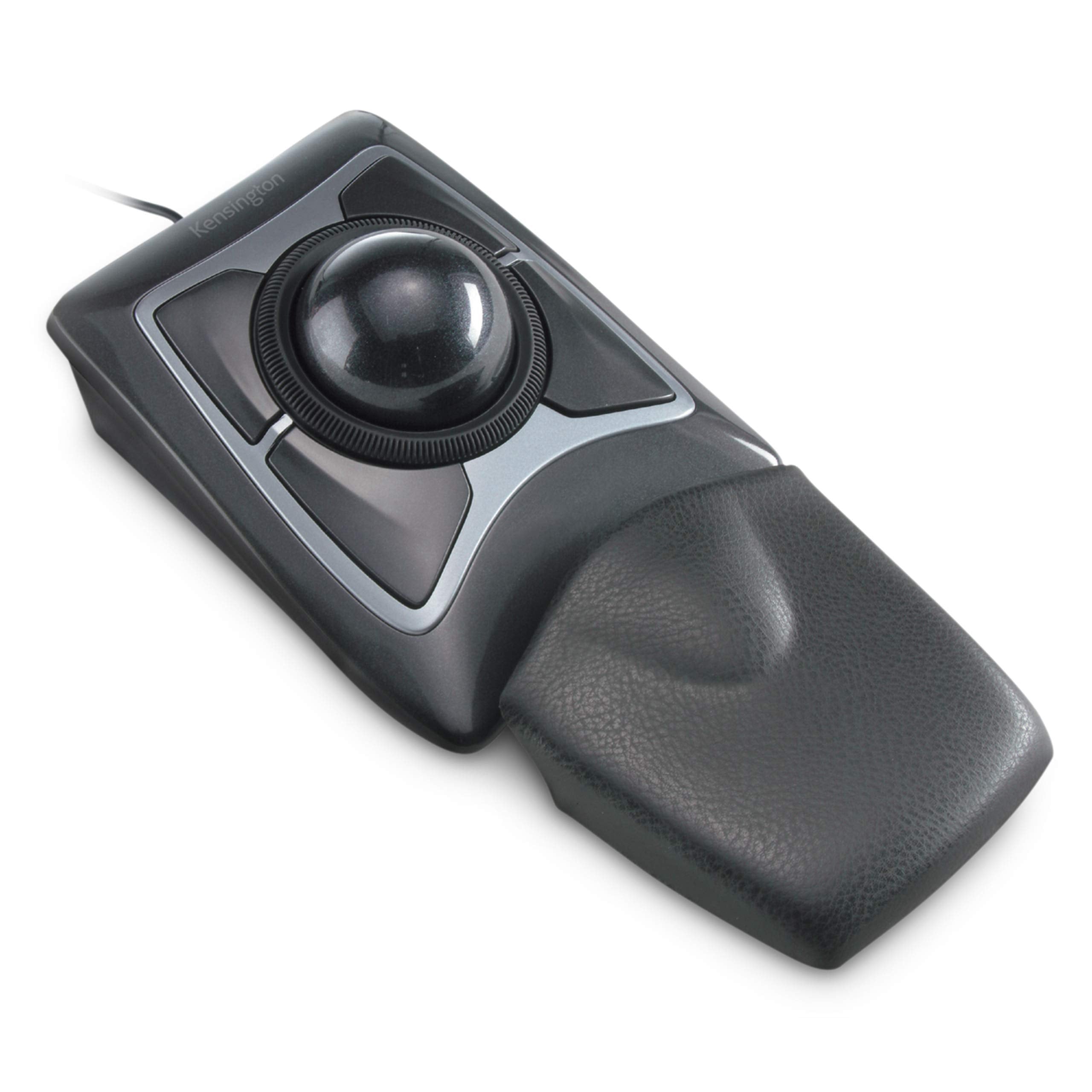 Kensington Expert Mouse - Wired Ergonomic TrackBall Mouse for PC, Mac and Windows with Scroll Ring, Ambidextrous Design and Optical Tracking - Grey (64325