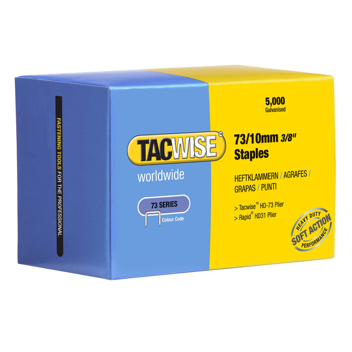 Tacwise 0456 Tacwise 73/10mm Staples for Stapling Pliers (5000 Pieces