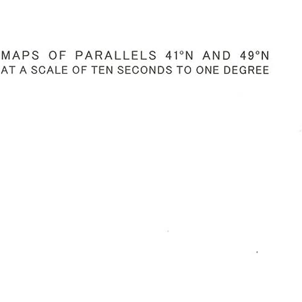 Maps of Parallels 41 N and 49 N