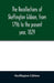 The recollections of Skeffington Gibbon, from 1796 to the present year, 1829;