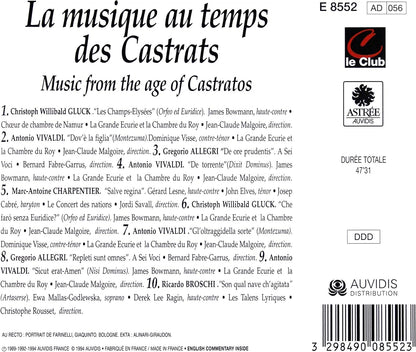 Music from the Age...-...of Castratos