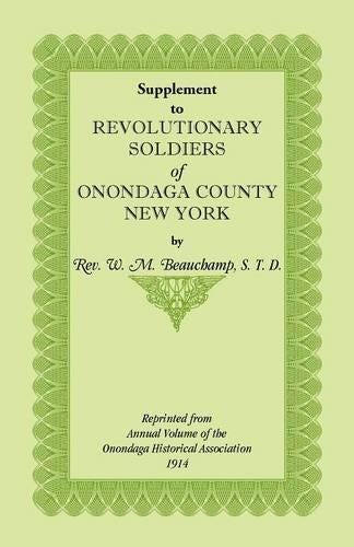 Supplement to Revolutionary Soldiers of Onondaga County, New York