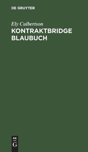 Kontraktbridge Blaubuch (German Edition