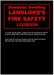 Landlords Domestic Dwelling Fire Safety Logbook