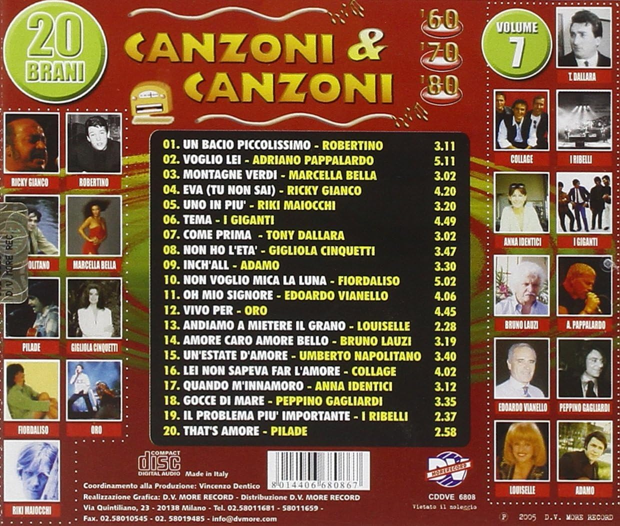 Canzoni & Canzoni Vol.7 Amore Caro Amore Bello