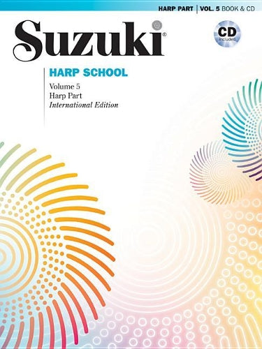 Suzuki Harp School Book & CD Volume 5