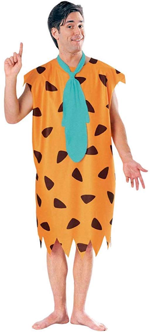 Rubie's Official Fred Flintstone Fancy Dress - Standard Size,Orange