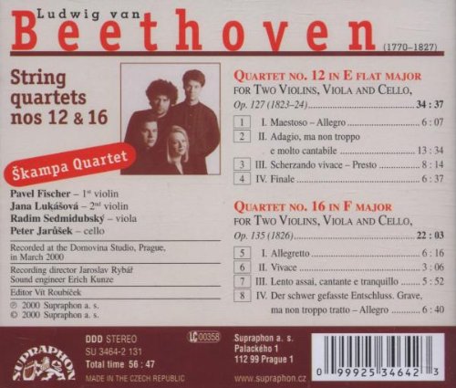 Streichquartette 12 und 16