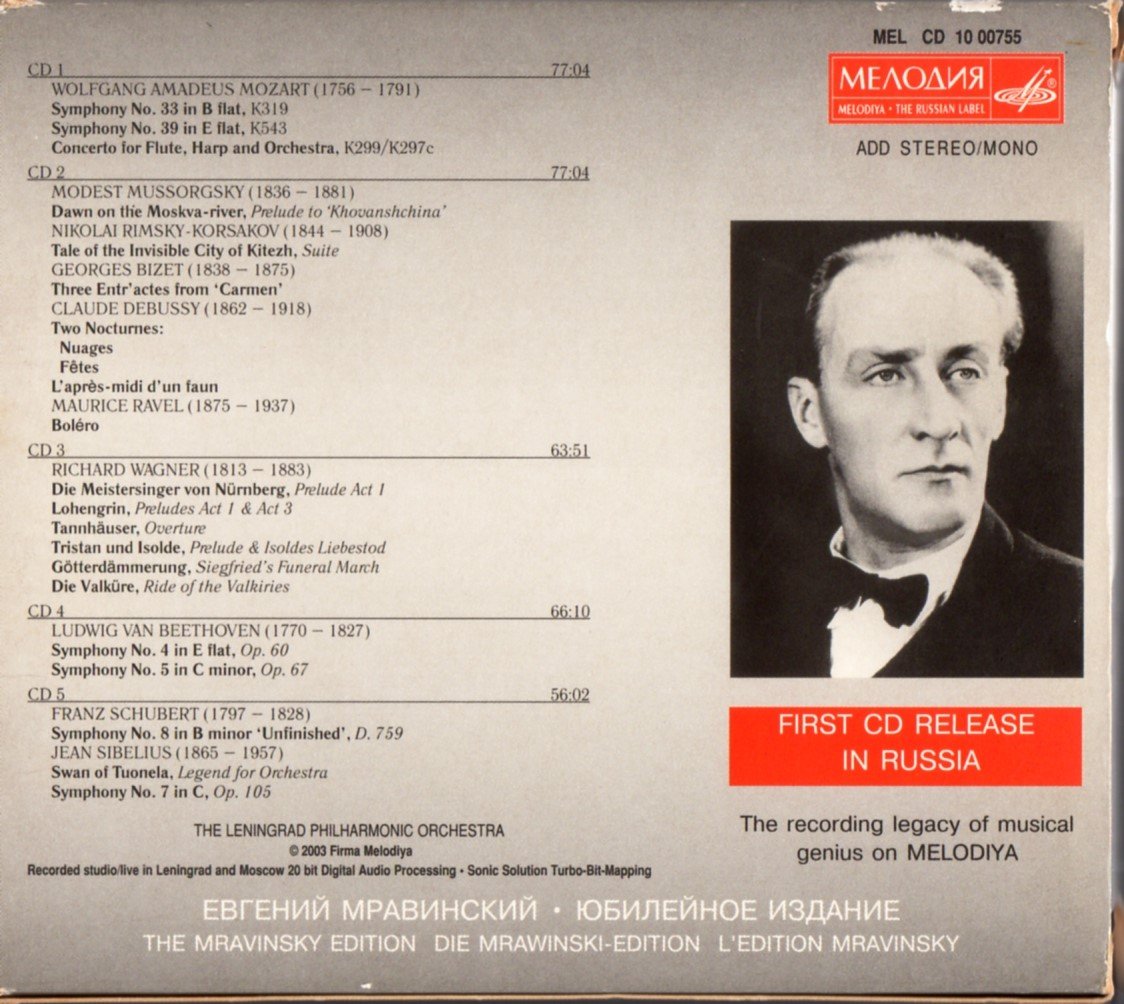 mravinsky collection, vol 1 a 5