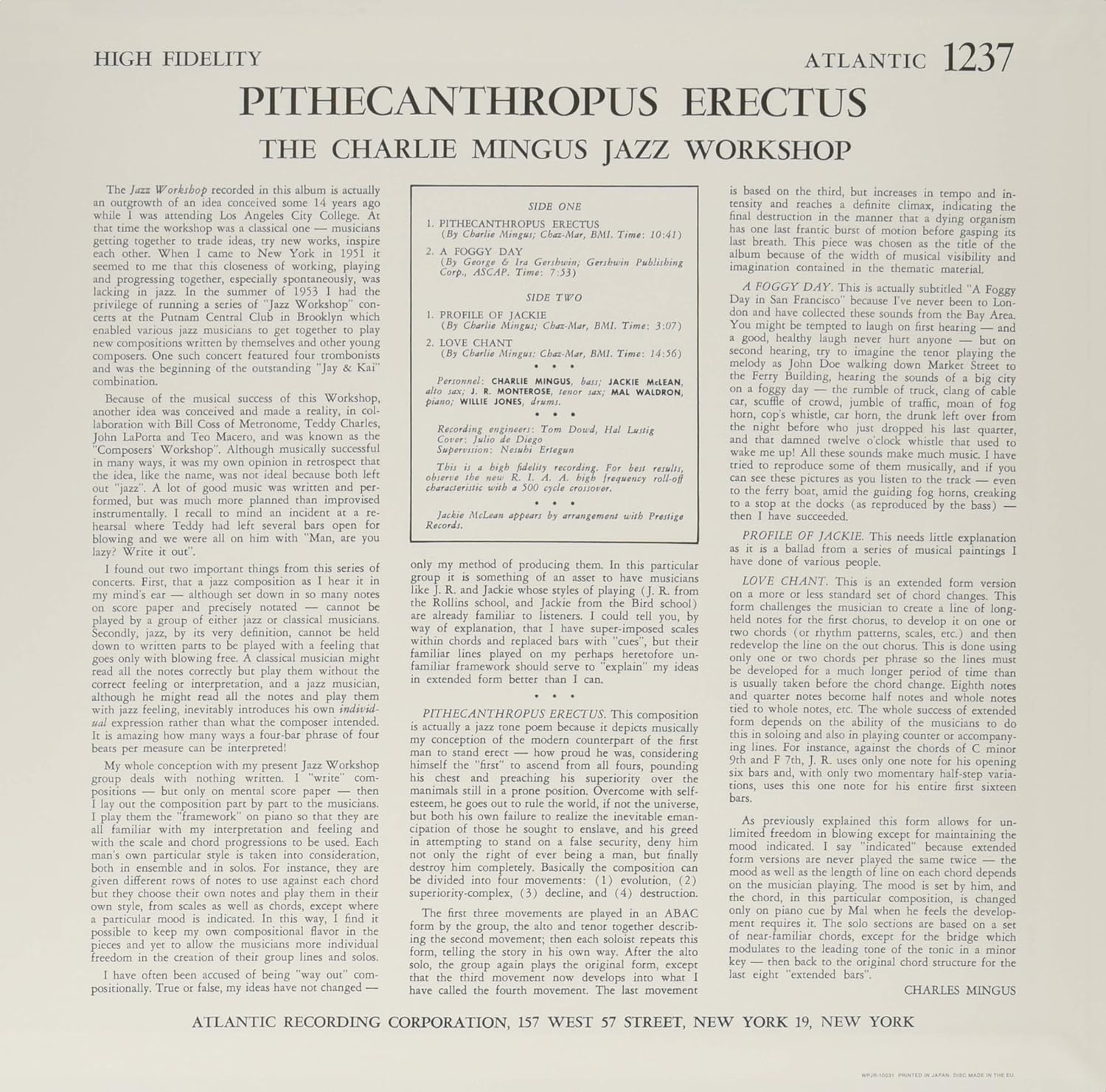 Pithecanthropus Erectus
