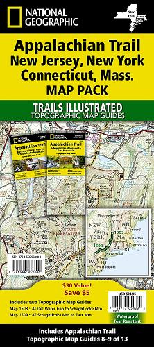 Appalachian Trail: New Jersey, New York, Map Pack)