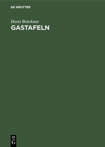 Gastafeln: Physikalische, thermodynamische und brenntechnische Eigenschaften der Gase und sonstigen Brennstoffe Sonderdruck aus "Handbuch der ... der Gasindustrie, 6) (German Edition