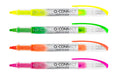 Q-CONNECT Liquid Ink Highlighter - Assorted Colours (Pack of 4