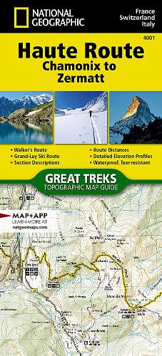 Haute Route Map (Chamonix to Zermatt)