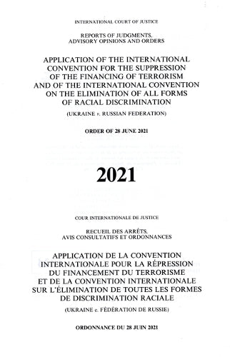 Application of the International Convention for the Suppression of the Financing of Terrorism and of the International Convention on the Elimination of All Forms of Racial Discrimination