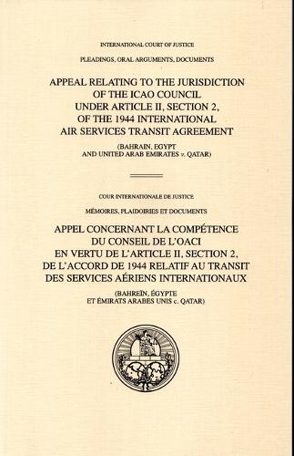 Appeal relating to the jurisdiction of the ICAO COUNCIL under  article II, section 2, of the 1944 International Air Services Transit Agreement