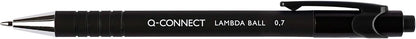 Q-Connect Lamda Ballpoint Pen Medium Black (12 Pack) KF00672