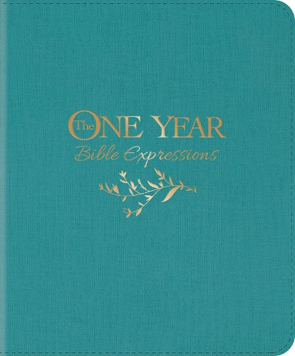 The One Year Bible Expressions (Leatherlike, Tidewater Teal
