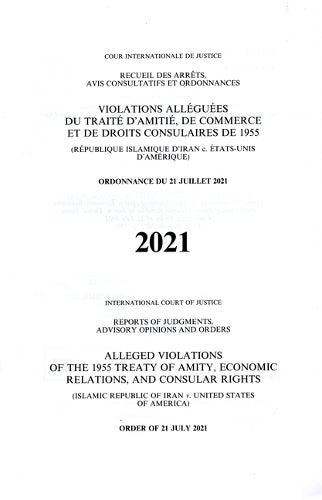 Alleged violations of the 1955 Treaty of Amity, Economic Relations, and Consular Rights