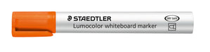 STAEDTLER 351-4 Lumocolor Whiteboard Marker Bullet Tip -Orange (Box of 10