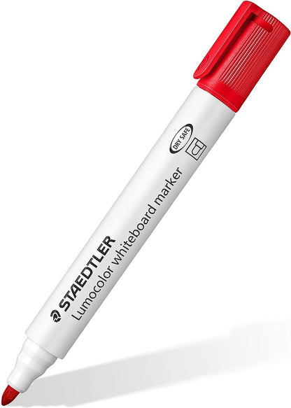 STAEDTLER 351-4 Lumocolor Whiteboard Marker Bullet Tip -Orange (Box of 10