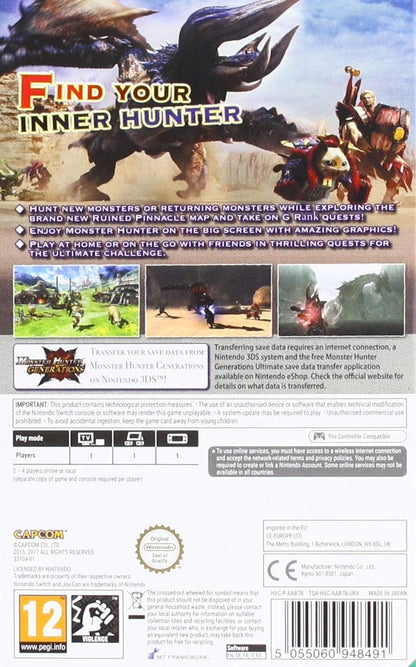 Monster Hunter Generations Ultimate (Nintendo Switch