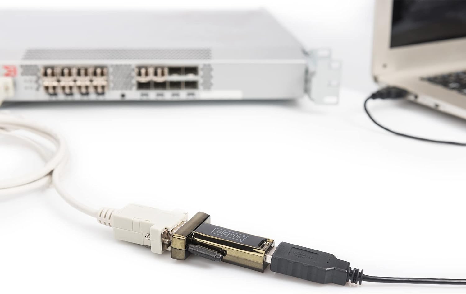 DIGITUS USB 2.0 to serial Converter, DSUB 9M incl. USB A Cable 80cm, FTDI chipset