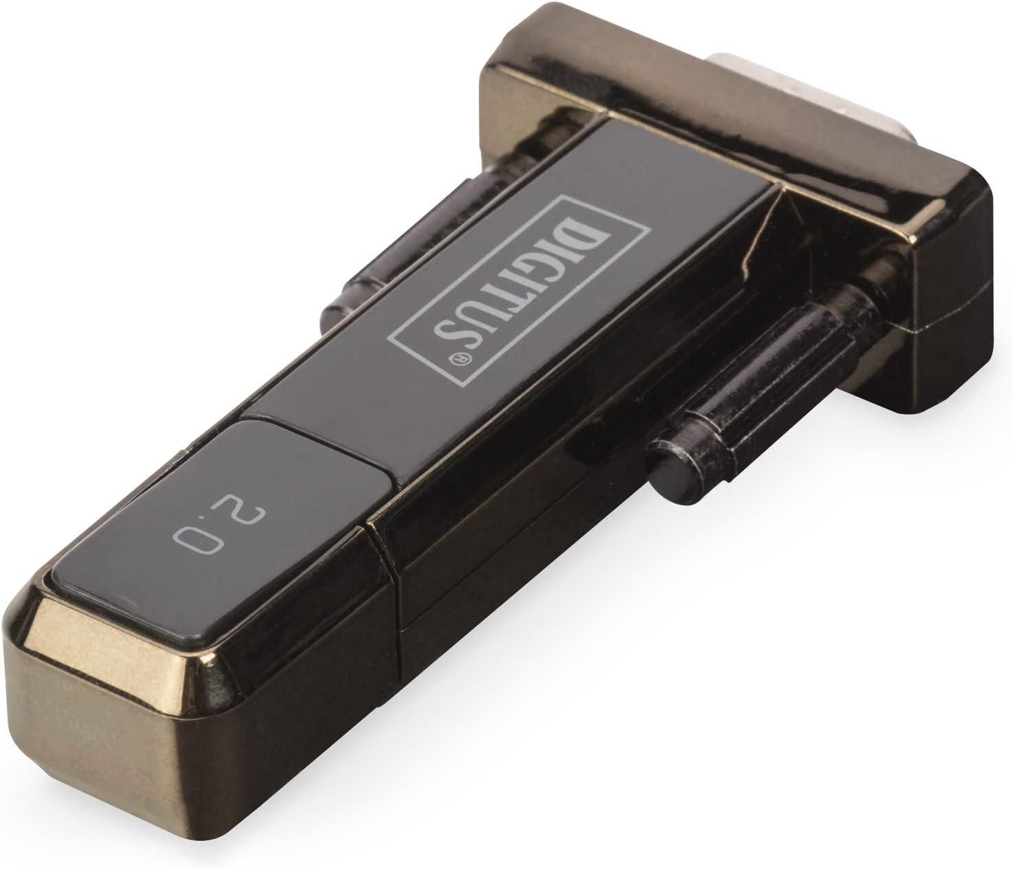 DIGITUS USB 2.0 to serial Converter, DSUB 9M incl. USB A Cable 80cm, FTDI chipset