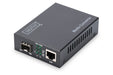 Digitus Assmann 82130 Gigabit Media Converter RJ45/SFP, Black