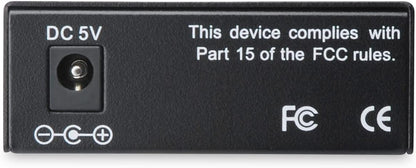Digitus Assmann 82130 Gigabit Media Converter RJ45/SFP, Black