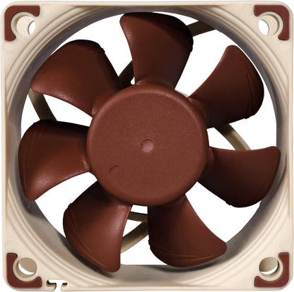 Noctua NF-A6x25 FLX, Premium Quiet Fan, 3-Pin (60mm, Brown