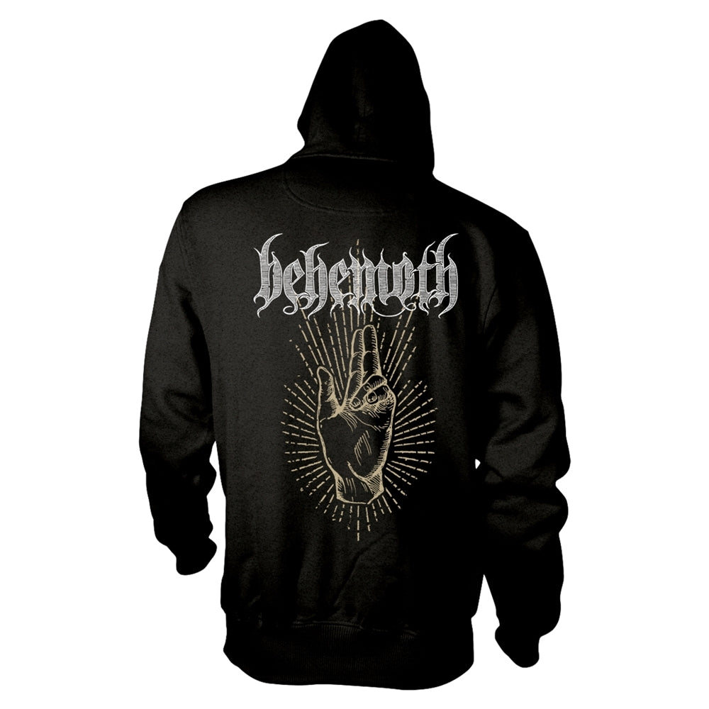 BEHEMOTH - LCFR BLACK Hooded Sweatshirt with Zip Large