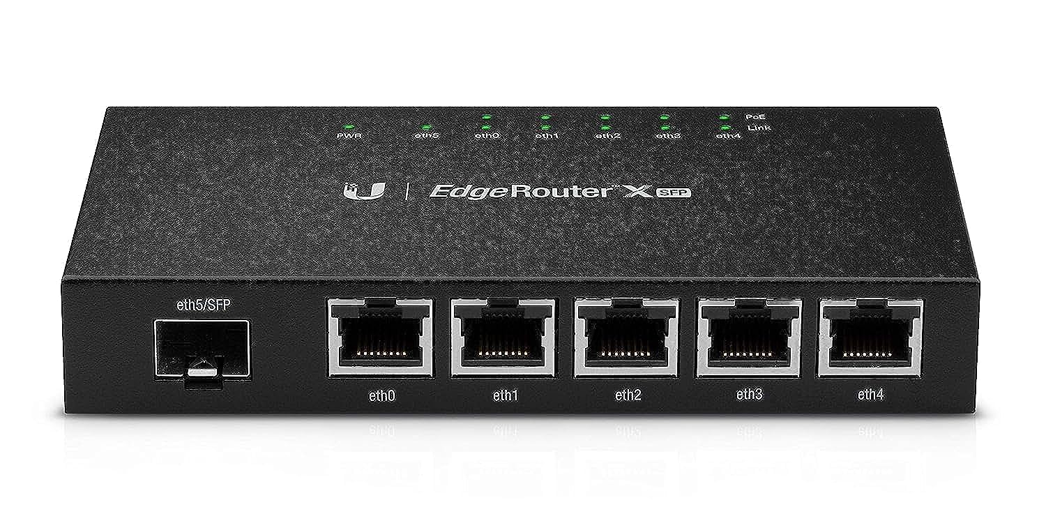Ubiquiti Networks EdgeRouter X, 5-Port Gb 1xSFP with PoE, 11885 (with PoE