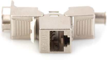 DIGITUS Keystone module cat. 6A shielded - 24 pieces - RJ45 - multi-design - 500 MHz 10G Base-T - tool free