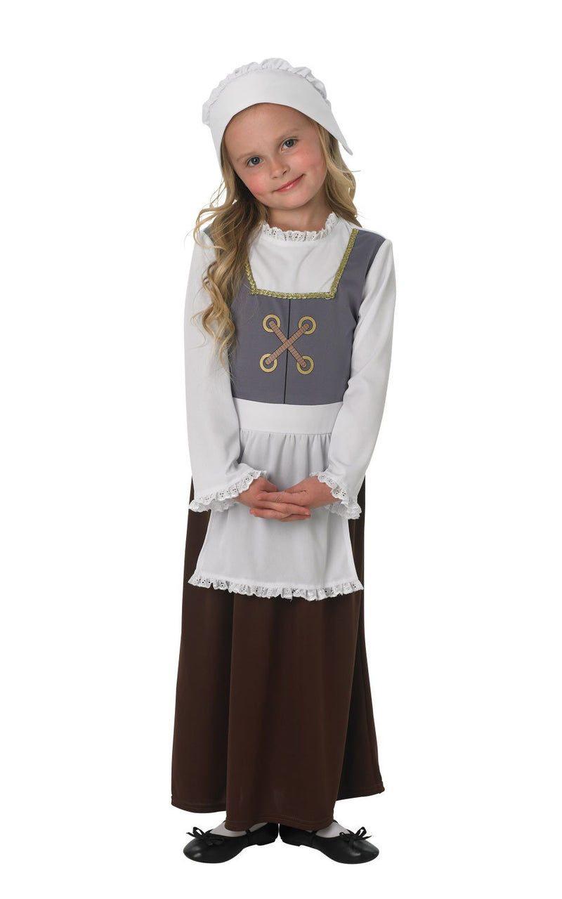 Rubie's Official Tudor Girl Costume Girls Large CHILD TUDOR GIR